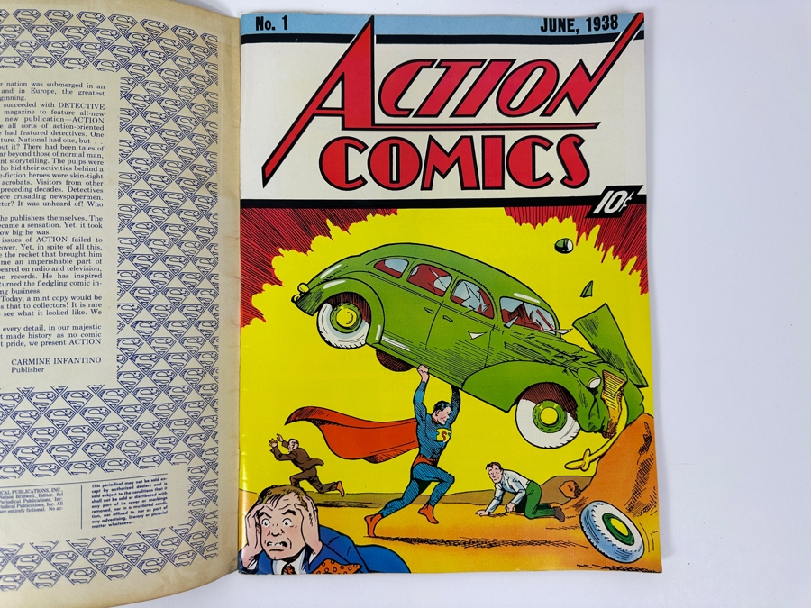 Just Added - Vintage 1974 DC Comics Limited Collectors' Golden Mint Series Reprint Of Action Comics No. 1 Superman [Photo 4]