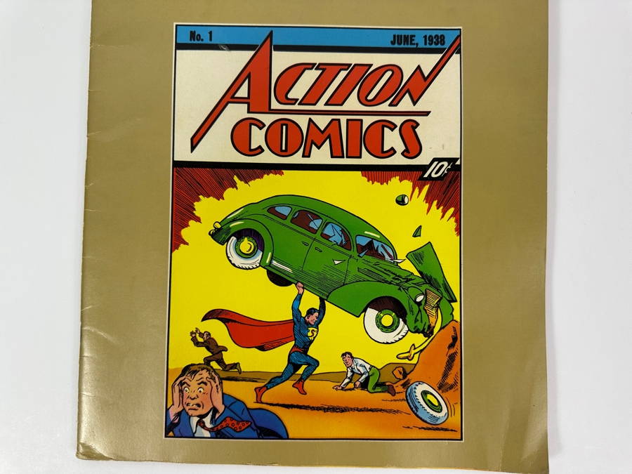 Just Added - Vintage 1974 DC Comics Limited Collectors' Golden Mint Series Reprint Of Action Comics No. 1 Superman [Photo 2]