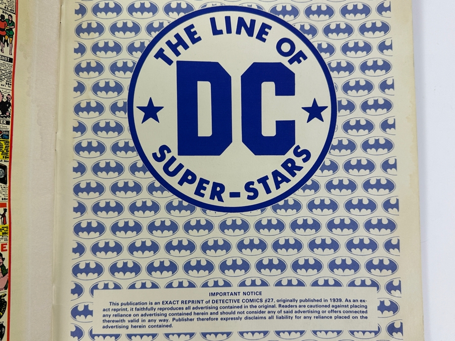 Just Added - Vintage 1974 DC Comics Limited Collectors' Silver Mint Series Reprint Of Detective Comics No. 27 Batman [Photo 11]