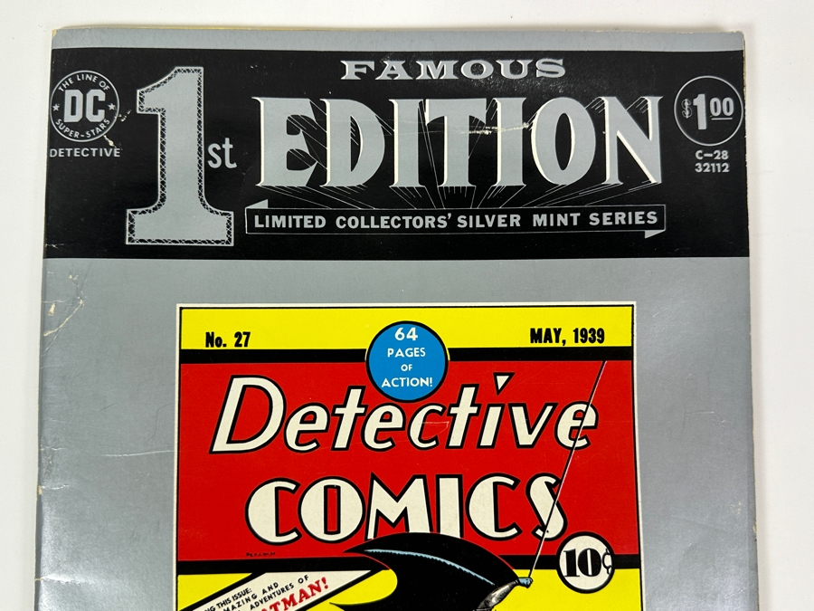 Just Added - Vintage 1974 DC Comics Limited Collectors' Silver Mint Series Reprint Of Detective Comics No. 27 Batman [Photo 3]