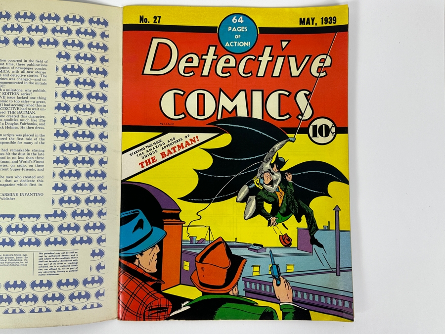 Just Added - Vintage 1974 DC Comics Limited Collectors' Silver Mint Series Reprint Of Detective Comics No. 27 Batman [Photo 7]