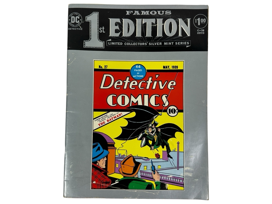 Just Added - Vintage 1974 DC Comics Limited Collectors' Silver Mint Series Reprint Of Detective Comics No. 27 Batman