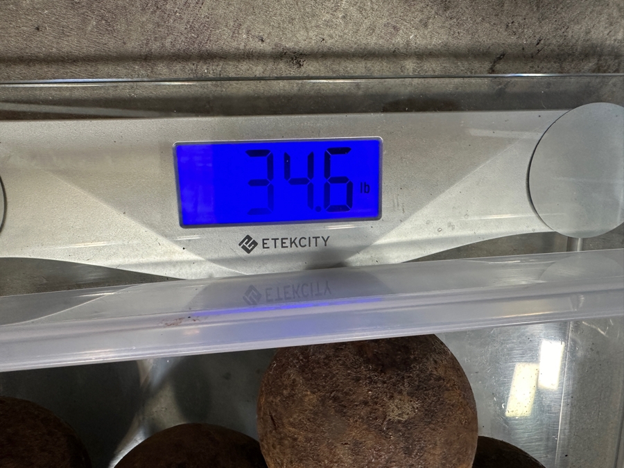 Just Added - (12) Historical Civil War Cannon Balls 2.5'W Weighs 34.6lbs [Photo 8]