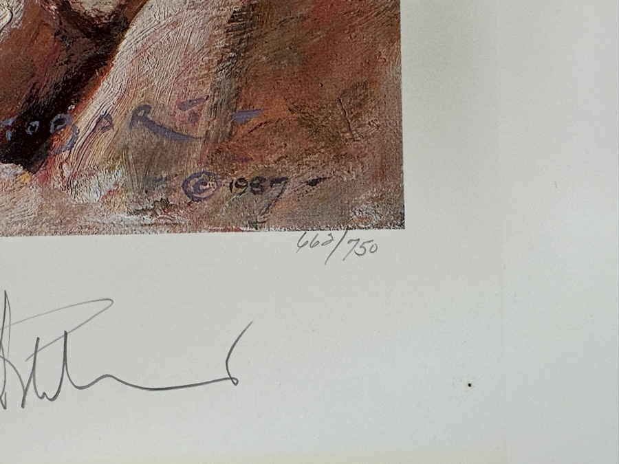 Just Added - John Stobart Artist Hand Signed Limited Edition Print Titled 'The Brig Pilgrim Entering Monterey Bay In 1835' Numbered 662 Of 750 Published By Maritime Heritage Prints 1987 22.5 X 17 [Photo 8]