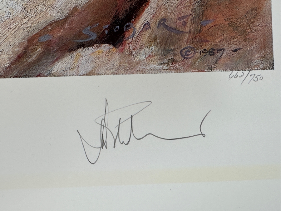 Just Added - John Stobart Artist Hand Signed Limited Edition Print Titled 'The Brig Pilgrim Entering Monterey Bay In 1835' Numbered 662 Of 750 Published By Maritime Heritage Prints 1987 22.5 X 17 [Photo 7]