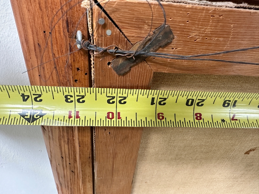 Just Added - Pat Denson Original Acrylic Painting On Canvas Signed Lower Right 22.5 X 31 Framed 27 X 36 [Photo 11]