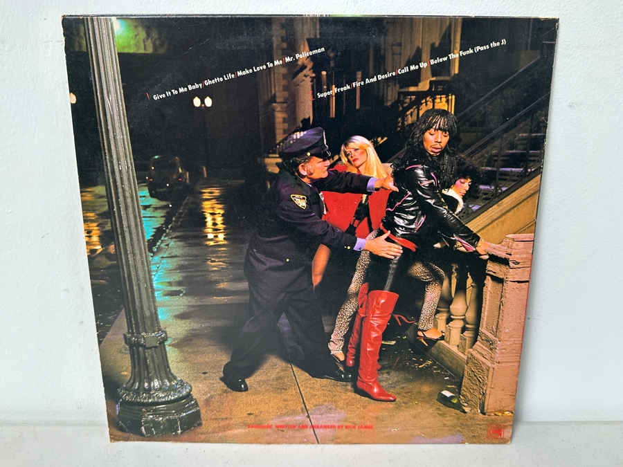 Just Added - Vintage Rick James - Street songs Vinyl Record Featuring Super Freak [Photo 2]