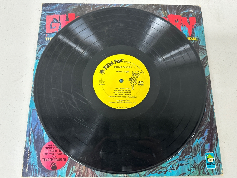 Just Added - Vintage William Castle's Ghost Story Vinyl Record [Photo 3]