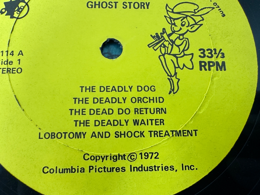 Just Added - Vintage William Castle's Ghost Story Vinyl Record [Photo 4]