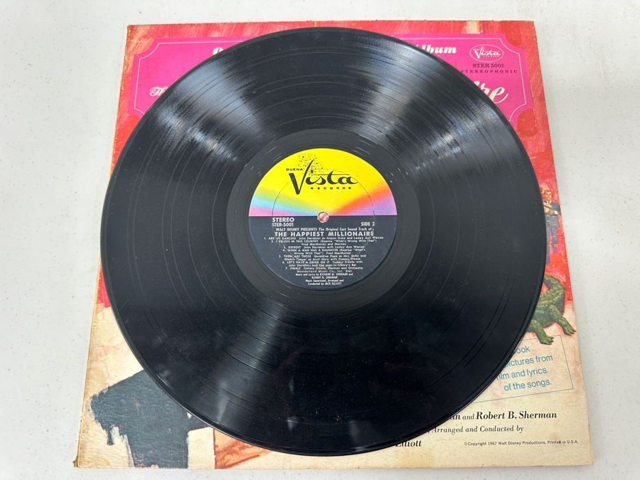 Just Added - Vintage Walt Disney's The Happiest Millionaire Vinyl Record [Photo 7]