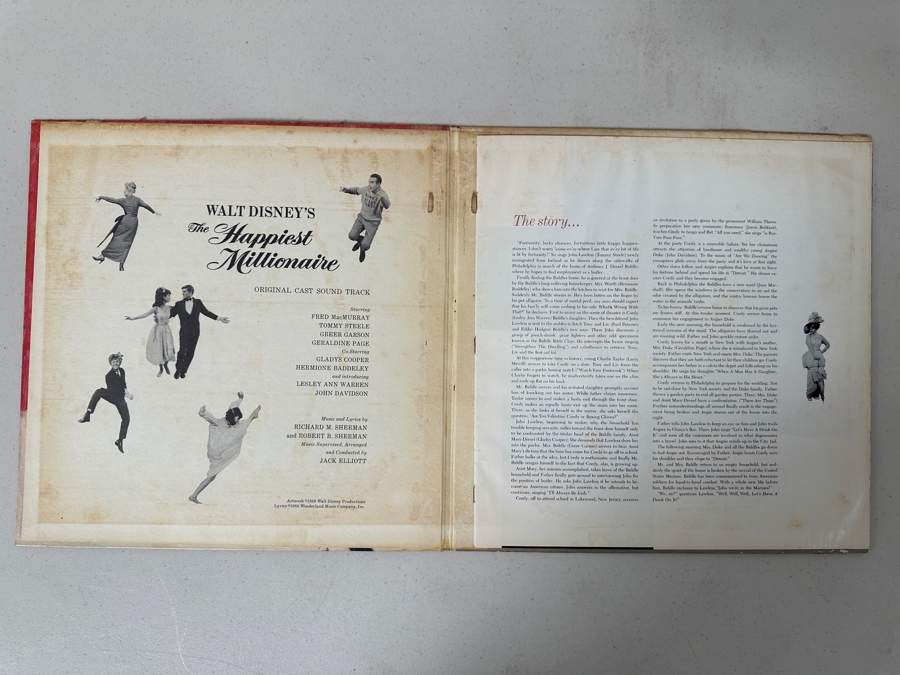 Just Added - Vintage Walt Disney's The Happiest Millionaire Vinyl Record [Photo 2]