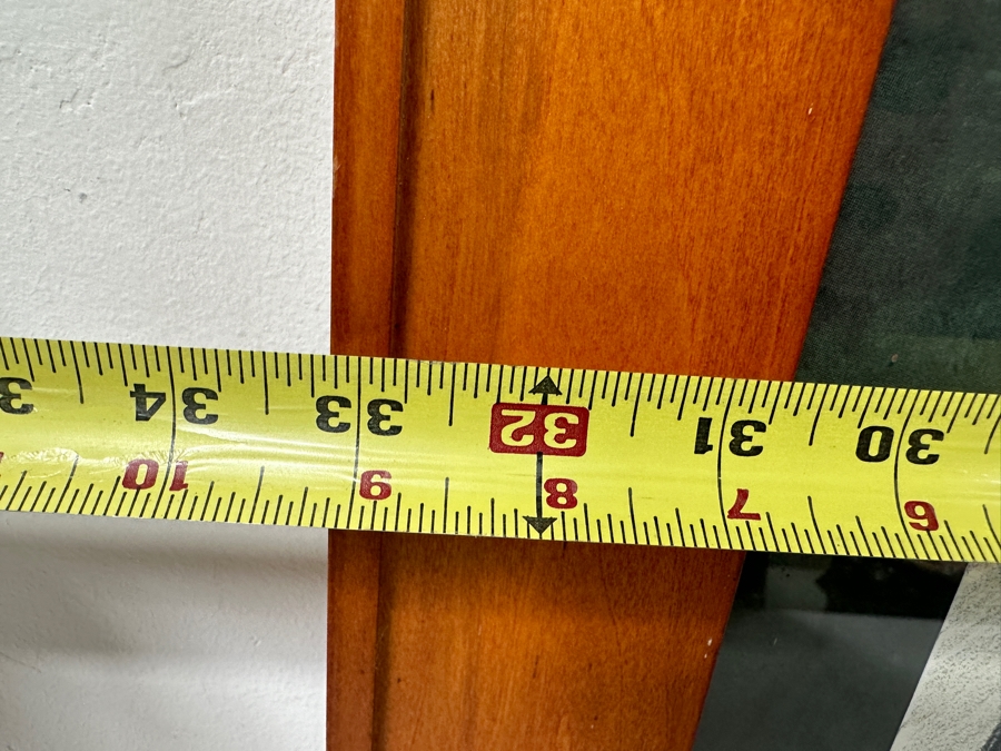 Just Added - Original Artist Signed Harley-Davidson Colored Pencil Drawing Titled 'Classic Ride' And Dated March 22, 2003 Signed Lower Left 24 X 18 Framed 33 X 27 [Photo 12]