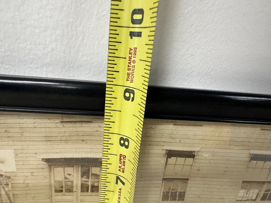 Just Added - Original World War I (WW1) Panoramic Portrait Of The United States Army Company D, 302nd Engineers 58' X 9' With Honorable Discharge Papers for Private First Class George Freeman And Photocopied Pictures of Various Bridges The Unit Built [Photo 54]