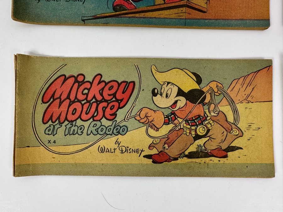 (4) Vintage 1947 Walt Disney Mickey Mouse Mini-Album Comic Books From Cheerios Cereal Box [Photo 3]