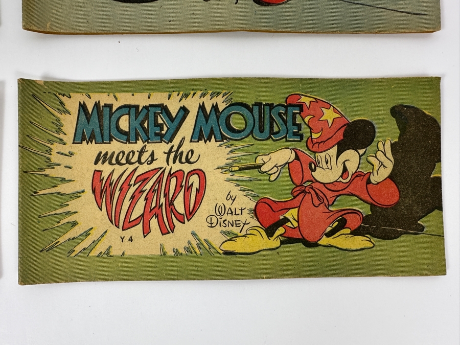 (4) Vintage 1947 Walt Disney Mickey Mouse Mini-Album Comic Books From Cheerios Cereal Box [Photo 5]