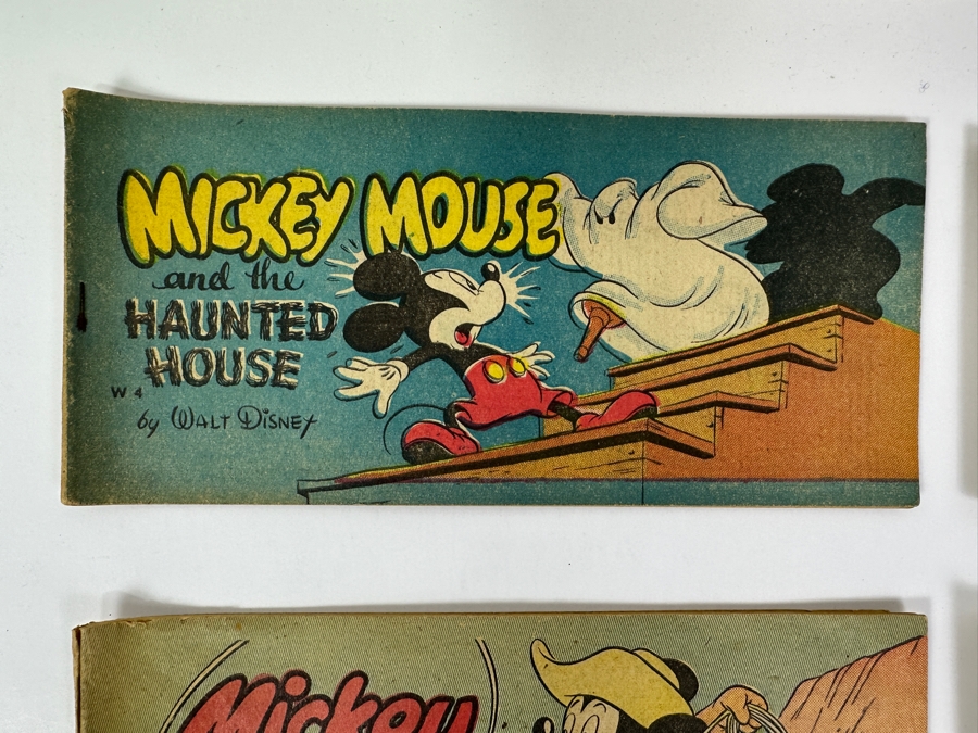 (4) Vintage 1947 Walt Disney Mickey Mouse Mini-Album Comic Books From Cheerios Cereal Box [Photo 2]