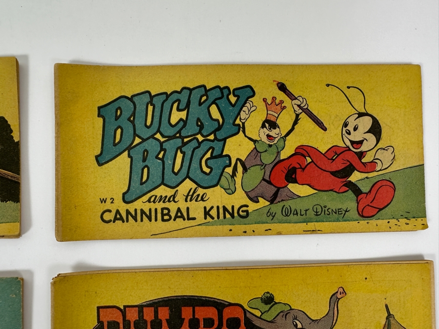 (4) Vintage 1947 Walt Disney (2) Br'er Rabbit, (1) Bucky Bug & (1) Dumbo Mini-Album Comic Books From Cheerios Cereal Box [Photo 5]