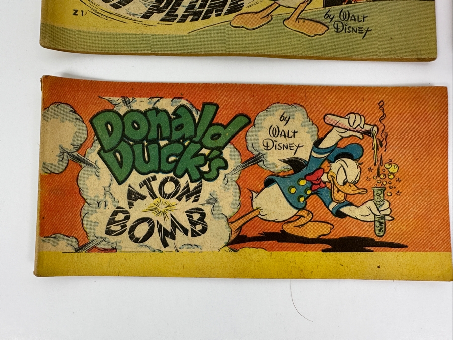 (4) Vintage 1947 Walt Disney (3) Donald Duck & (1) The Seven Dwarfs Mini-Album Comic Books From Cheerios Cereal Box [Photo 3]
