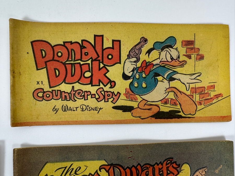 (4) Vintage 1947 Walt Disney (3) Donald Duck & (1) The Seven Dwarfs Mini-Album Comic Books From Cheerios Cereal Box [Photo 4]