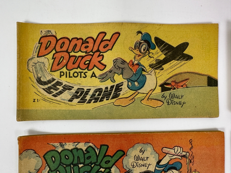 (4) Vintage 1947 Walt Disney (3) Donald Duck & (1) The Seven Dwarfs Mini-Album Comic Books From Cheerios Cereal Box [Photo 2]