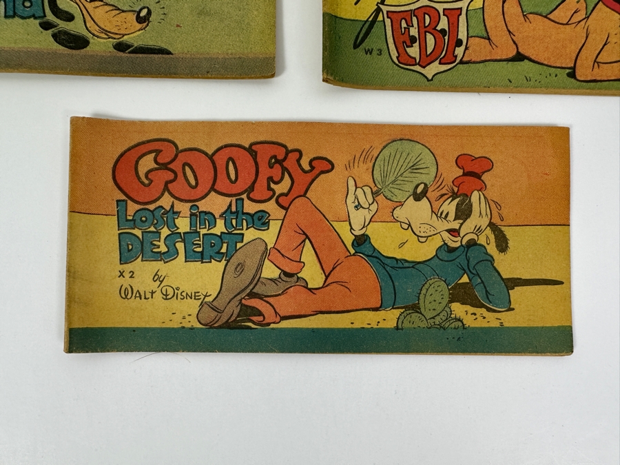 (3) Vintage 1947 Walt Disney (2) Pluto & (1) Goofy Mini-Album Comic Books From Cheerios Cereal Box [Photo 4]