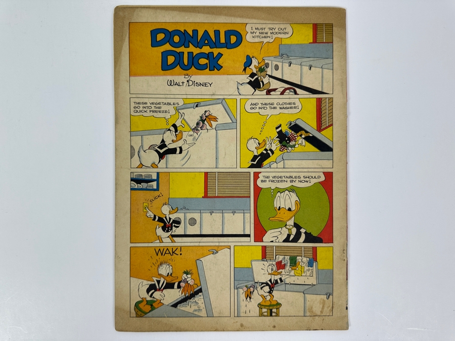 Dell Comics Four Color #178 Walt Disney's Donald Duck In 'Christmas On Bear Mountain' Vintage 1947 10 Cent Comic Book Valued Ungraded: $356, 6.0: $1,149, 8.0: $2,845 [Photo 2]