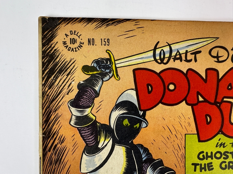 Dell Comics Four Color #159 Walt Disney's Donald Duck In 'Ghost Of The Grotto' Vintage 1947 10 Cent Comic Book Valued Ungraded: $101, 6.0: $243, 8.0: $656 [Photo 2]