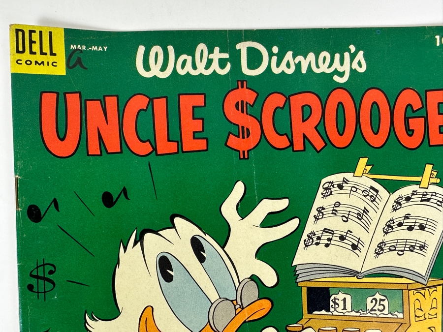 Dell Comics Walt Disney's Uncle Scrooge #4 & #5 Vintage 1954 10 Cent Comic Books Valued Ungraded: $45, 6.0: $353, 8.0: $529 [Photo 3]