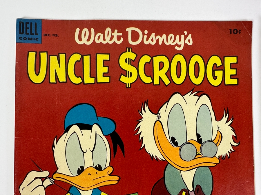 Dell Comics Walt Disney's Uncle Scrooge #4 & #5 Vintage 1954 10 Cent Comic Books Valued Ungraded: $45, 6.0: $353, 8.0: $529 [Photo 2]