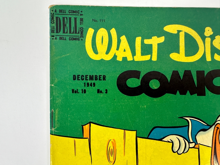 Dell Comics Walt Disney's Comics And Stories #111 Vintage 1949 10 Cent Comic Book Valued Ungraded: $11, 6.0: $82, 8.0: $221 [Photo 2]