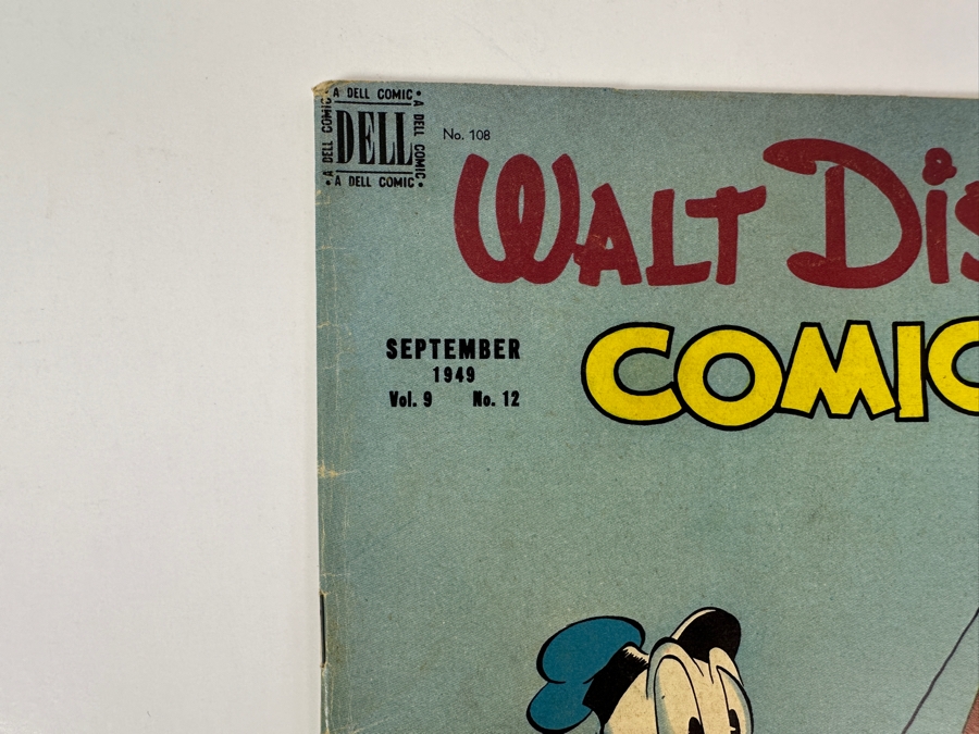 Dell Comics Walt Disney's Comics And Stories #108 Vintage 1949 10 Cent Comic Book Valued Ungraded: $32, 6.0: $107, 8.0: $590 [Photo 2]