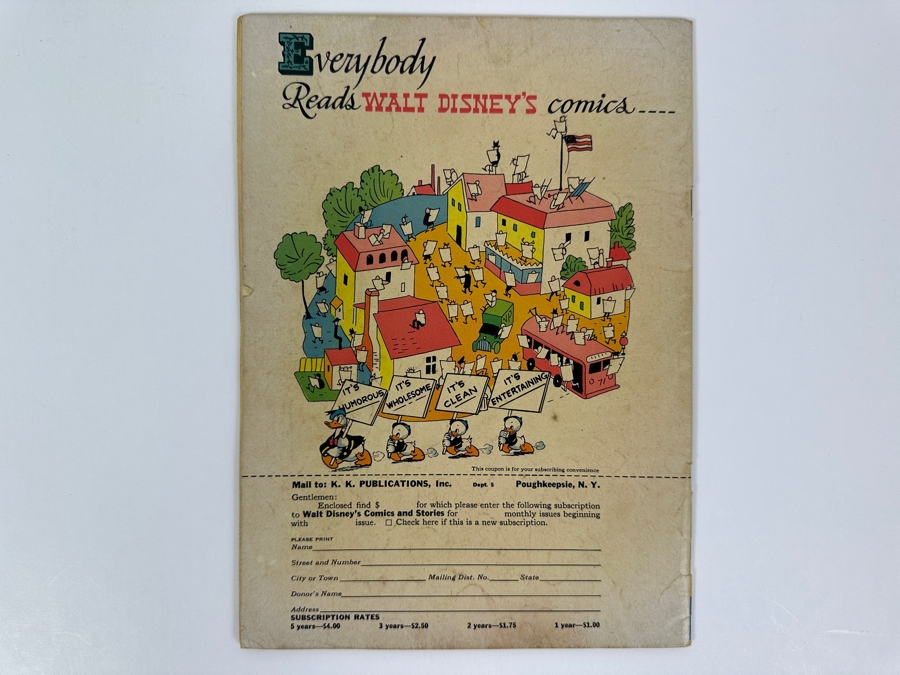 Dell Comics Walt Disney's Comics And Stories #104 Vintage 1949 10 Cent Comic Book Valued Ungraded: $25, 6.0: $80, 8.0: $470 [Photo 3]