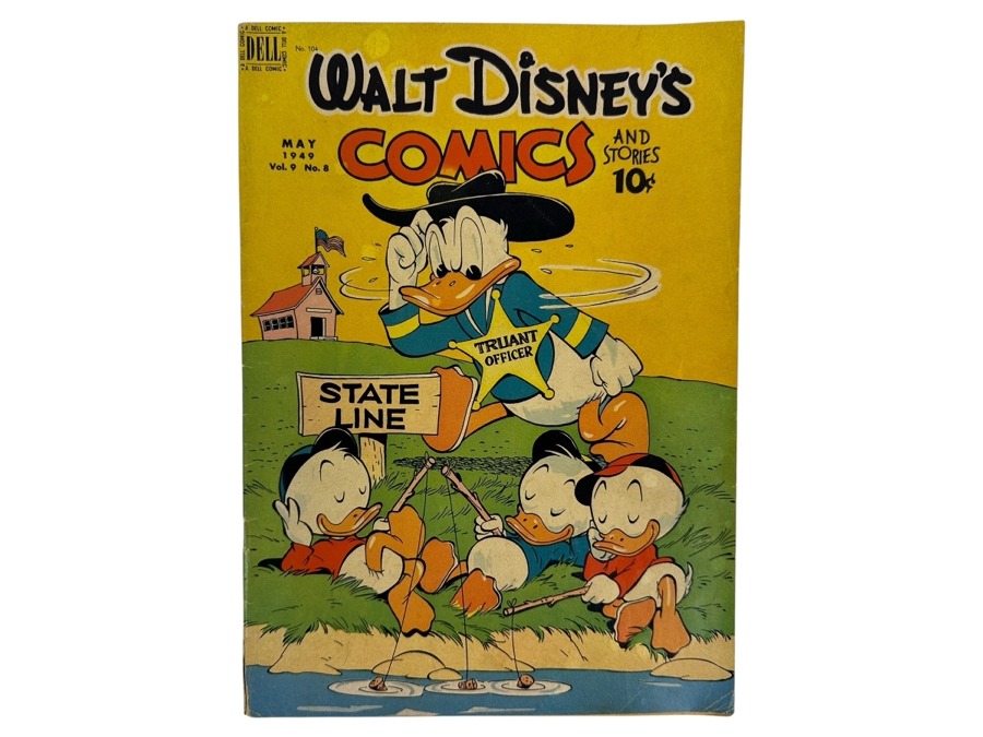 Dell Comics Walt Disney's Comics And Stories #104 Vintage 1949 10 Cent Comic Book [Photo 1]