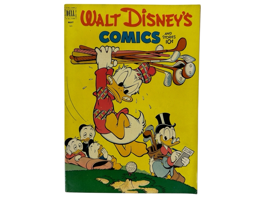 Dell Comics Walt Disney's Comics And Stories #140 Vintage 1952 10 Cent Comic Book [Photo 1]