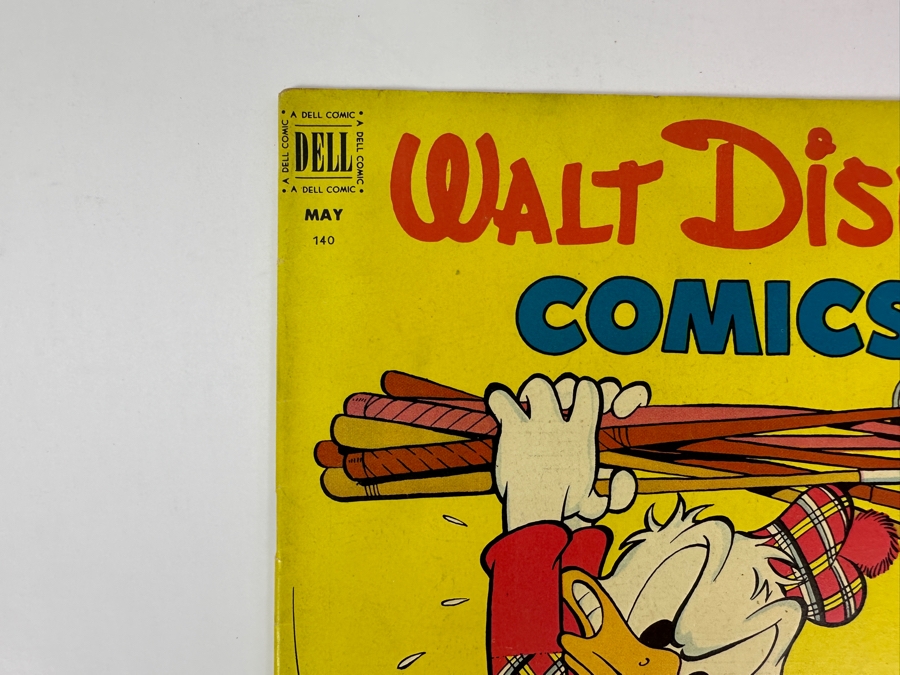 Dell Comics Walt Disney's Comics And Stories #140 Vintage 1952 10 Cent Comic Book Valued Ungraded: $35, 6.0: $114, 8.0: $188 [Photo 2]