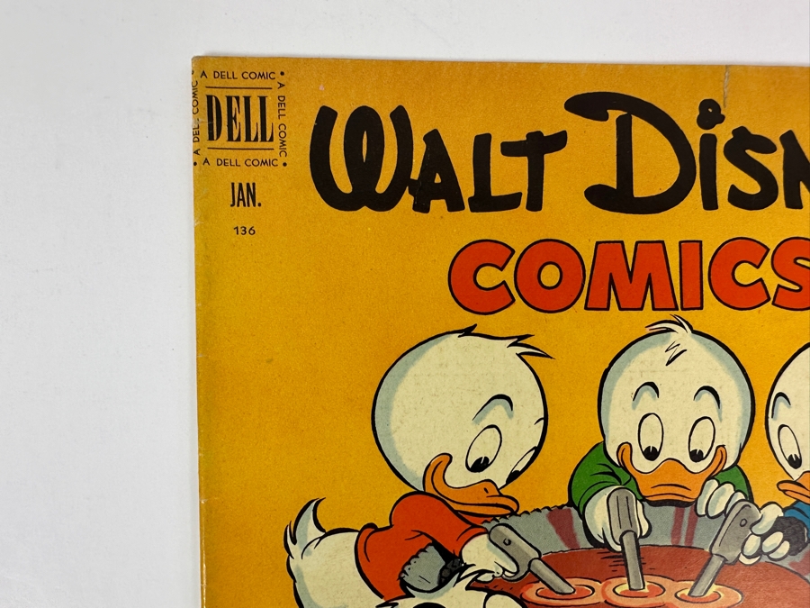 Dell Comics Walt Disney's Comics And Stories #136 Vintage 1952 10 Cent Comic Book [Photo 2]