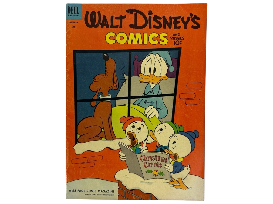 Dell Comics Walt Disney's Comics And Stories #148 Vintage 1953 10 Cent Comic Book