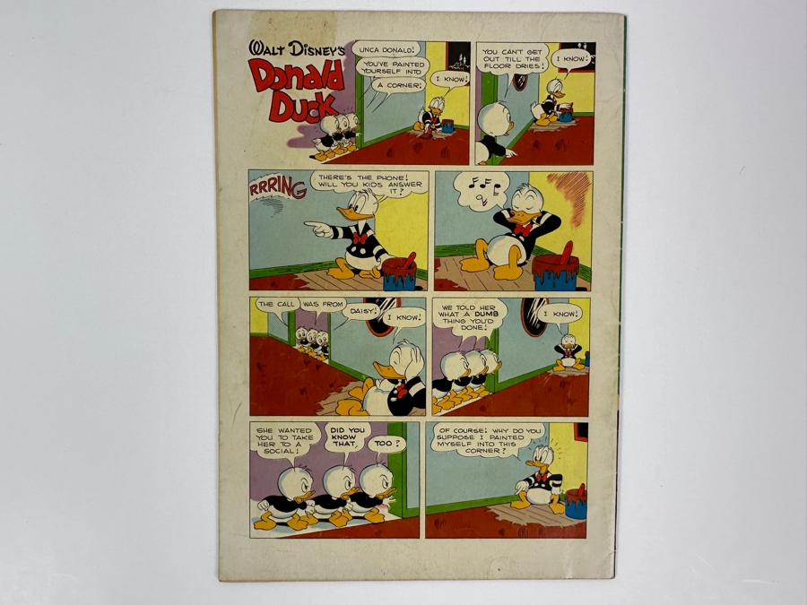 Dell Comics Four Color #422 Walt Disney's Donald Duck And The Gilded Man Vintage 1952 10 Cent Comic Book [Photo 3]