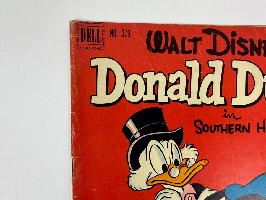 Dell Comics Four Color #379 Walt Disney's Donald Duck In Southern Hospitality Vintage 1952 10 Cent Comic Book Valued Ungraded: $42, 6.0: $74, 8.0: $296 [Photo 2]