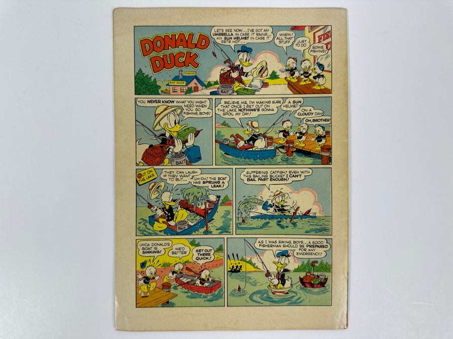 Dell Comics Four Color #348 Walt Disney's Donald Duck In The Crocodile Collector Vintage 1951 10 Cent Comic Book [Photo 3]