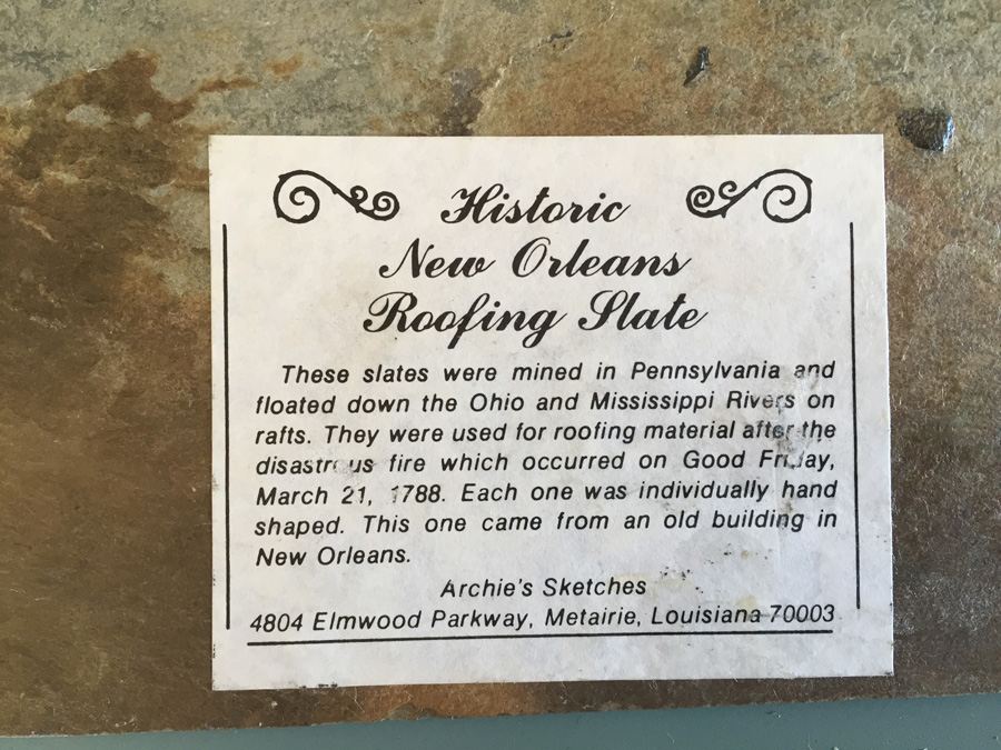 Antique Roofing Slate The Old Absinthe House Bar New Orleans by Knut Ken Engelhardt [Photo 10]