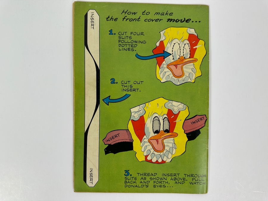 Dell Comics Four Color #300 Walt Disney's Donald Duck In Big-Top Bedlam Vintage 1950 10 Cent Comic Book Valued Ungraded: $41, 6.0: $94, 8.0: $300 [Photo 3]