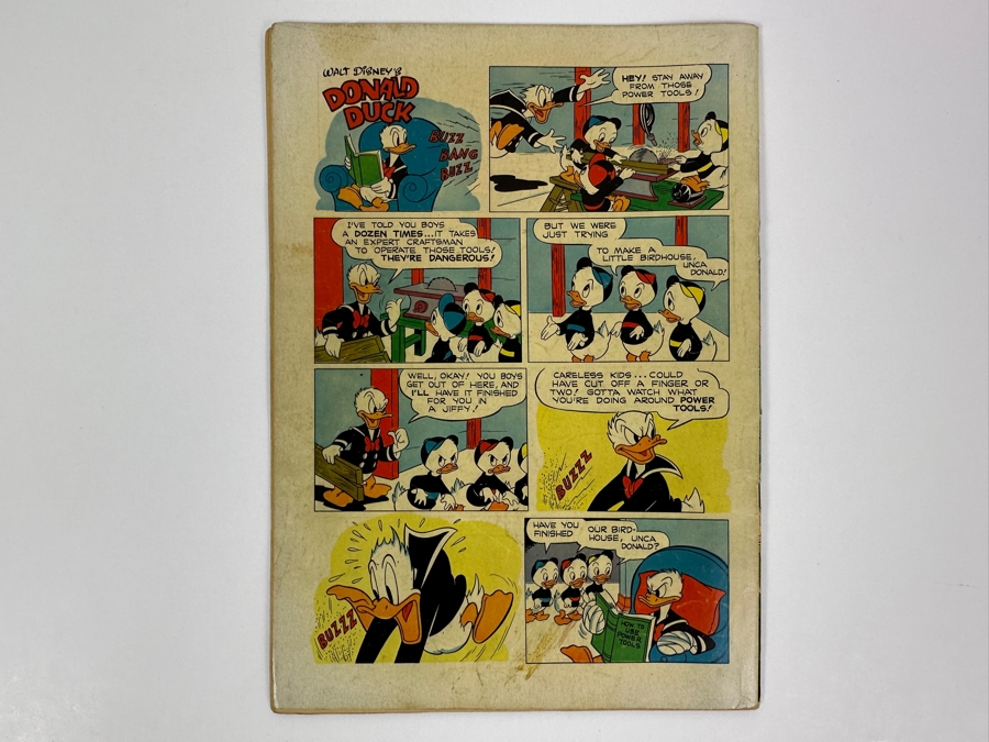 Dell Comics Four Color #308 Walt Disney's Donald Duck In Dangerous Disguise Vintage 1951 10 Cent Comic Book Valued Ungraded: $32, 6.0: $67, 8.0: $249 [Photo 3]