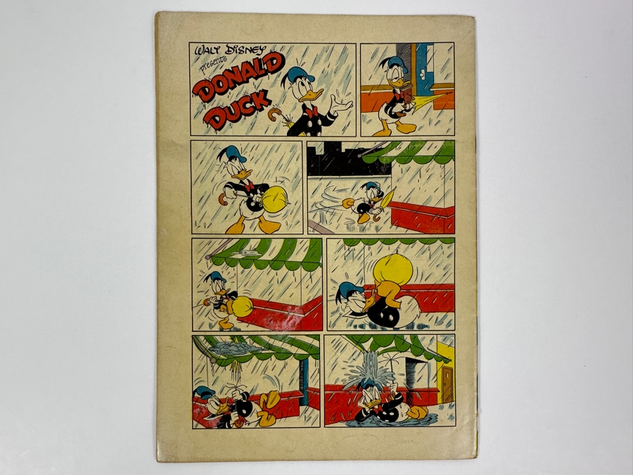 Dell Comics Four Color #339 Walt Disney's Donald Duck And The Magic Fountain Vintage 1951 10 Cent Comic Book [Photo 3]