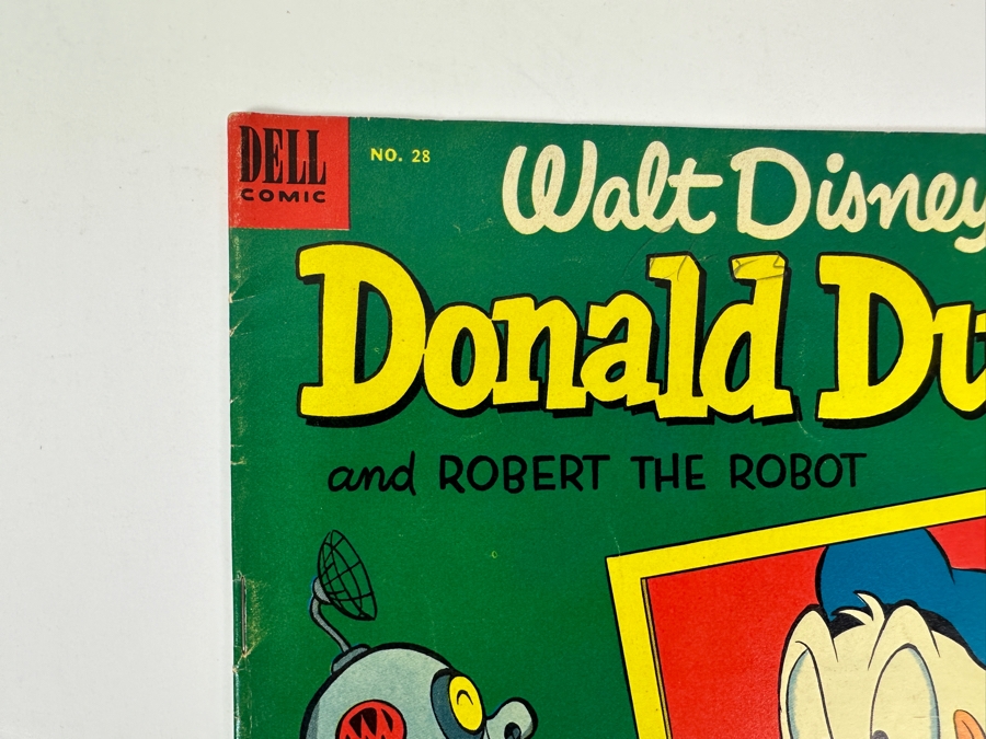 Dell Comics Walt Disney's Donald Duck And Robert The Robot #28 Vintage 1953 10 Cent Comic Book [Photo 2]