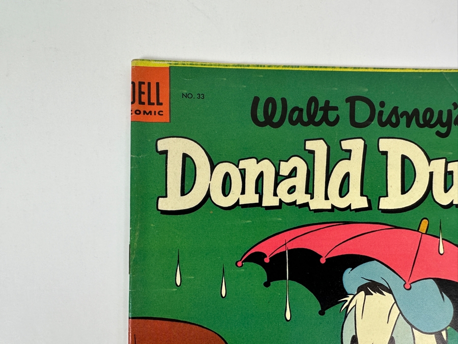 Dell Comics Walt Disney's Donald Duck #33 Vintage 1954 10 Cent Comic Book [Photo 2]