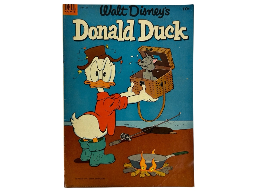Dell Comics Walt Disney's Donald Duck #29 Vintage 1953 10 Cent Comic Book