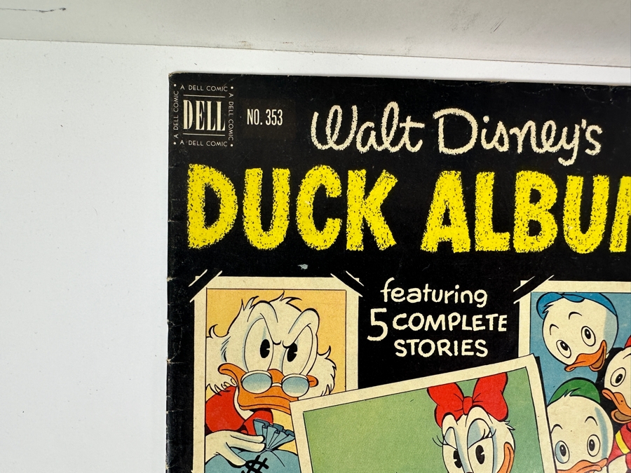 Dell Comics Walt Disney's Duck Album #353 1951, #450 1952, #492 1953 & #531 1954 10 Cent Comic Books [Photo 5]