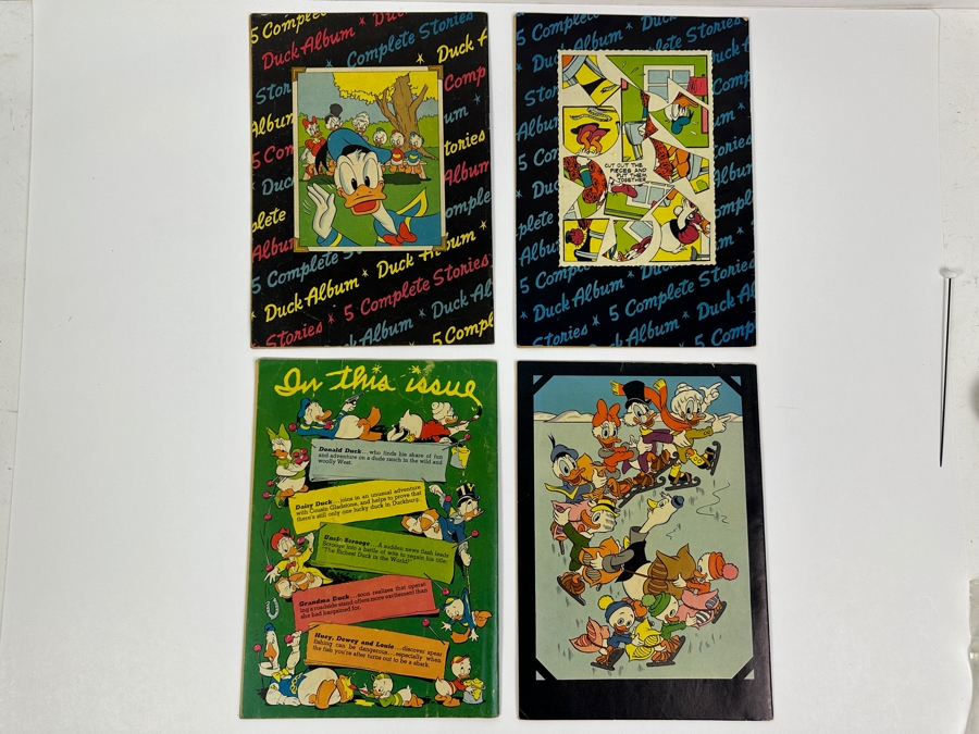 Dell Comics Walt Disney's Duck Album #353 1951, #450 1952, #492 1953 & #531 1954 10 Cent Comic Books [Photo 10]