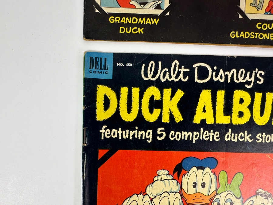 Dell Comics Walt Disney's Duck Album #353 1951, #450 1952, #492 1953 & #531 1954 10 Cent Comic Books [Photo 7]
